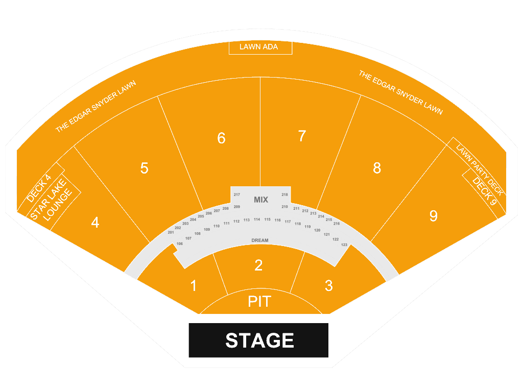 The Pavilion At Star Lake seating chart