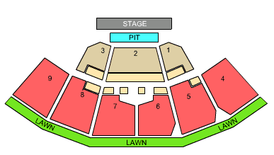 The Pavilion At Star Lake Seating Chart