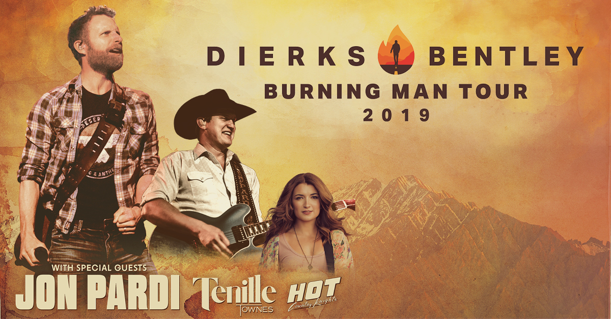 Dierks Bentley, Jon Pardi & Tenille Townes