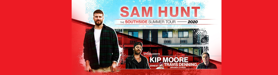 Sam Hunt, Kip Moore & Travis Denning